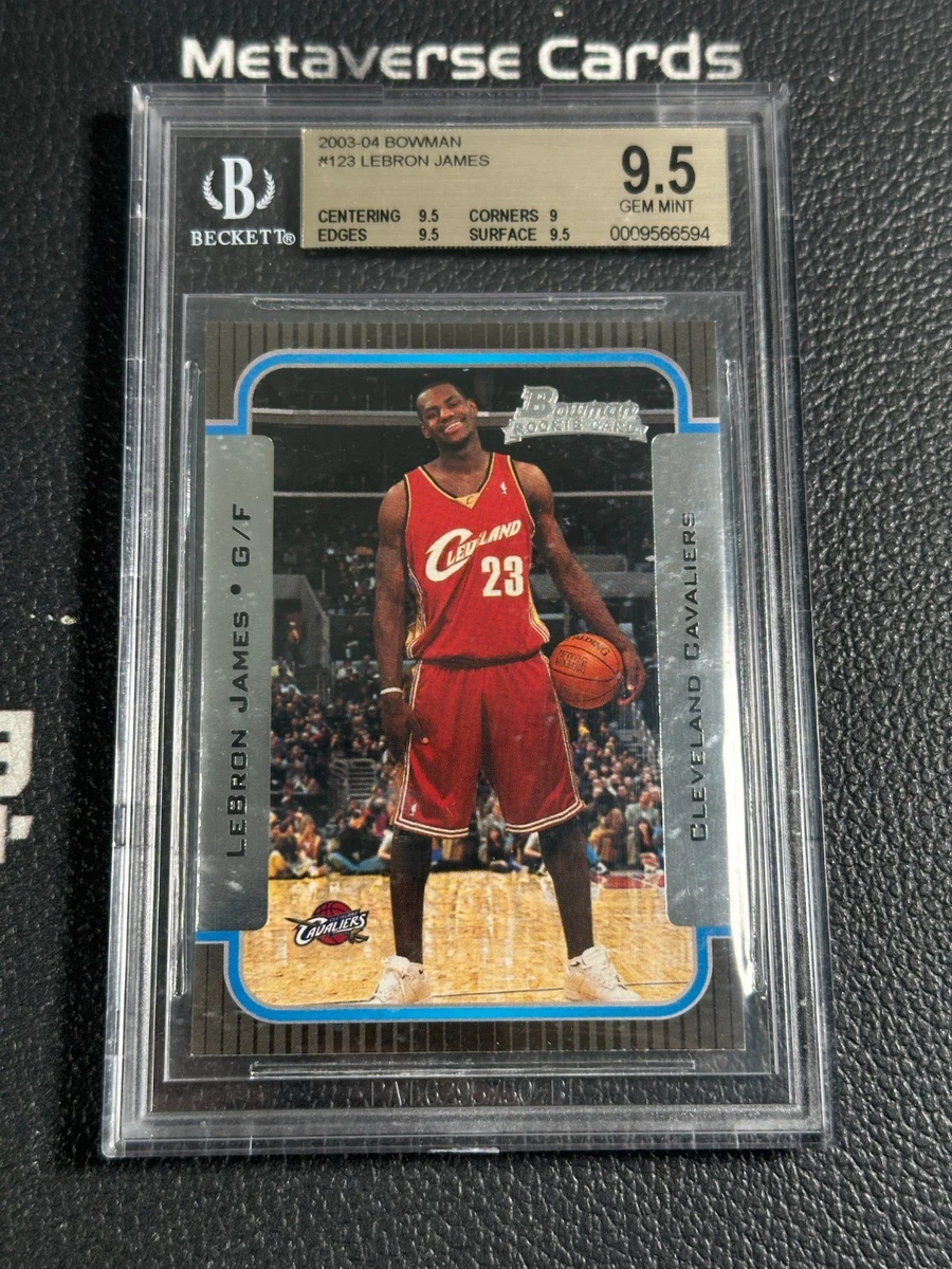 Bowman LeBron James Basketball Rookie Sports Trading Cards for
