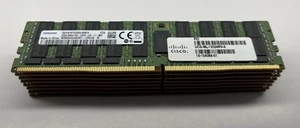 πLot of 8x - 32GB SAMSUNG 2Rx4 PC4-2400T-LD1-11-MC0 M386A4G0DM1-CRC4Qπ - Picture 1 of 2