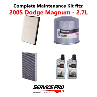 2005 Dodge Magnum 2.7L Complete Air, Oil & Cabin Filter Kit (5W-20) - Image 1 of 4