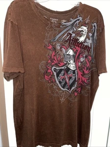 RAR! Affliction Jealous Souls Herren XL 23 Zoll T-Shirt USA 🇺🇸 EUC - Bild 1 von 3