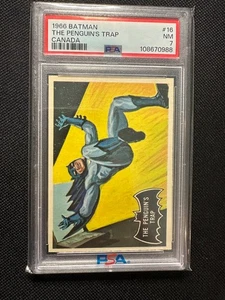 1966 Batman " The Penguins Trap " Canada #16 PSA 7 - Picture 1 of 2