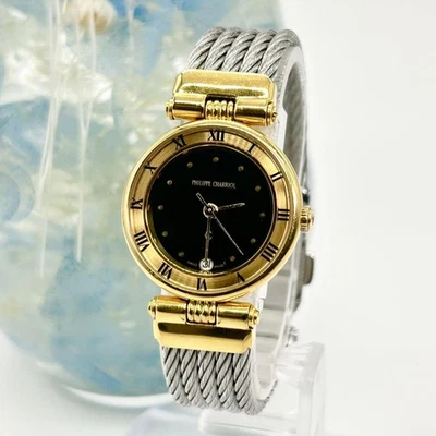 PHILIPPE CHARRIOL Reloj Mujer Cuarzo 62.90.0958 Oro Plata Genuino Suizo Foto 1 de 4