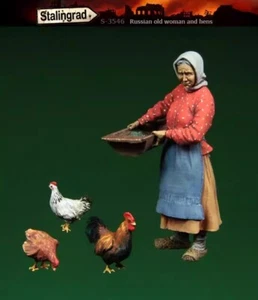 Kit modelo mujer soviética y pollo sin montar sin pintar 1:35 1824G - Imagen 1 de 1