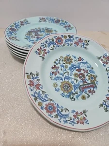 Adams Calyx Ware Saraband 6" Brotteller rot und hellgrün 6er Set - Bild 1 von 6