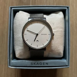 Skagen Ancher - SKW6290 Silver One Size Mesh Analog Watch Minimal - Picture 1 of 6