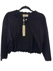 GRACE KARIN Classic 3/4 Sleeve Open Front Knit Cropped Bolero Cardigan New - Picture 1 of 5