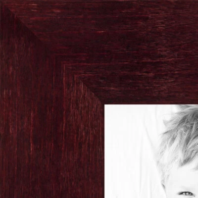 ArtToFrames Custom Picture Poster Frame Red Dark Cherry on 1.25" Wood 0066-71206 - Image 1 of 4