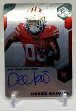 Deebo Samuel 2019 Elements RC Auto On Card /99 Metal 49ers Panini Rookie Steel