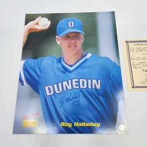 1995 Roy Halladay Autographed 8x10 Signature Rookies Photo Card COA 918 of 3000 - Bild 1 von 5