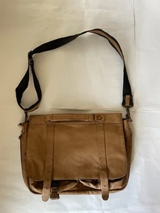 Wilsons Leder Echtleder hellbraun Messenger Bag oder Laptoptasche - e65 - Bild 1 von 4