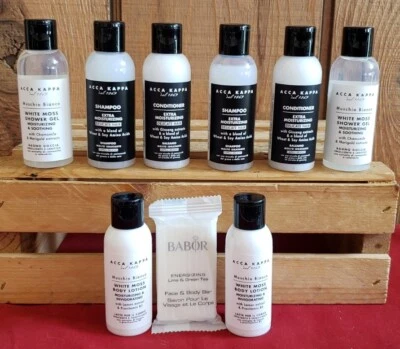 Acca Kappa White Moss Set de Viaje Champú, Acondicionador, Loción, Gel de Ducha y Jabón Foto 1 de 2