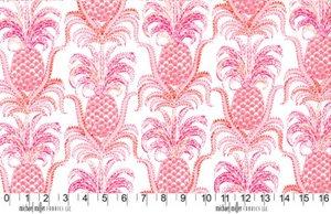 Pineapple Express Pink Michael Miller Fabric Fat Quarter 100% Cotton - Picture 1 of 1