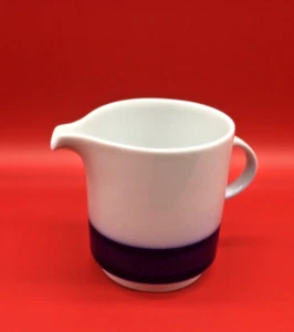 Crema Thomas Cepillado Cobalto 6 Oz Blanca con Banda Azul Alemania De Colección - Imagen 1 de 5