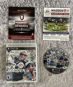 Madden NFL 17 (Sony PlayStation 3, 2016) PS3 Tested Works Great! Fast Ship