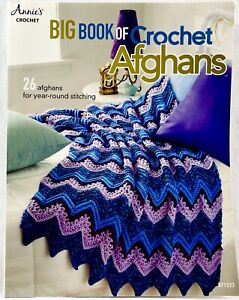 2012 Annies Big Book Of Crochet Afghans 871222 Pattern Book 26 Designs 15290