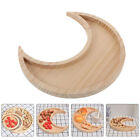 Trays for Food Serving Decorative Snack Plate Moon Wooden Pallets