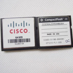 Carte mémoire Cisco CF 64 Mo Compact Flash pour industriel - Photo 1 sur 1