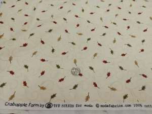 Crabapple Farm von MODA Stoff Deb Sorte Muster # 19037 1/2 Yard - Bild 1 von 2