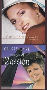 . Lot 2 CD Cristy Lane: Songs of Passion & Greatest Hits Vol 1&2 - Picture 1 of 3