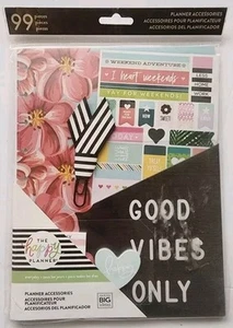 THE HAPPY PLANNER Good Vibes Only STICKERS Accessory Pack 99 Pieces NEW - Picture 1 of 3