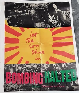 Very Rare Pop Art Poster By Sister Corita Kent Anti-Vietnam War Print Scarce! - Picture 1 of 12