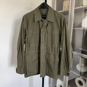 Todd Snyder Ripstop Field Olive Green Cotton Cargo Pocket Military Jacket Coat M - Picture 1 of 8