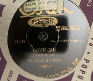 WILLIAM DUTTON 78 LOVE ME TO BE FORGOTTEN 1928 Okeh 41333 - Picture 1 of 3