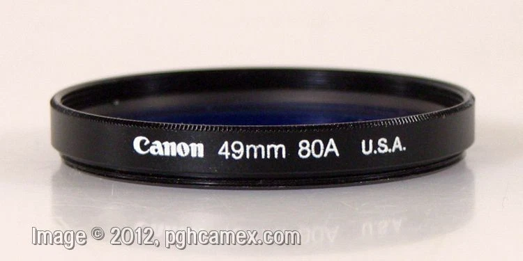 CANNON 49 MM 80 A FILTER - Image 1 of 1