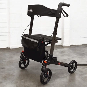 CareCo Comet Rollator 4 Wheeled Lightweight Compact Mobility Aid with Black Bag - Picture 1 of 14