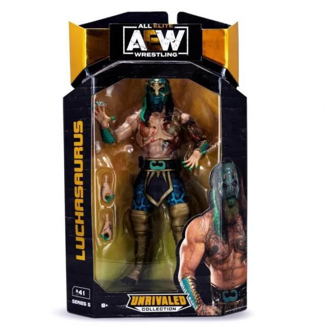 Jazwares AEW Unrivaled Series 5 #41 Luchasaurus Action Figure