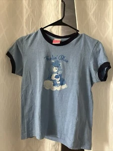 Grumpy Bear Care Bear Feel in’ Blue Small Women’s T- Shirt - Picture 1 of 5