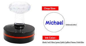 Personalized Stamp Custom stamps Self Inking handmade Wedding Address logo baker - Picture 1 of 21