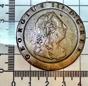 X394: 1797 Huge George III Copper Cartwheel TWOPENCE - Picture 1 of 2