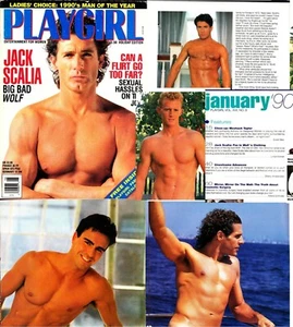 PLAYGIRL 1-90 JACK SCALIA HAIRY SCOTT LOCKWOOD KRAIG ANTHONY JANUARY 1990 HAI - Foto 1 di 1