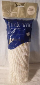 NEW Unicord Nylon 3/4" x 35' Dock Line / Rope -12" Eye Splice -White -Boating - Bild 1 von 13