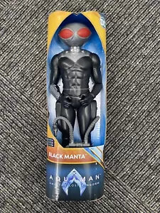 DC BLACK MANTA 1a Edizione Aquaman Il Regno Perduto 12" Figura Spinmaster NUOVO - Foto 1 di 4