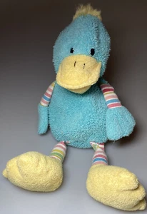 Animal Adventure Plüschtier blaue Ente Streifen Beine Stofftier 16 Zoll - Bild 1 von 2