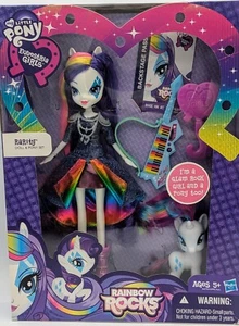 ✨ My Little Pony & Doll Equestria Girls Deluxe Set Rarität Rainbow Rocks Neu in OVP 2013 - Bild 1 von 7
