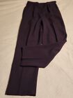 Vintage Slender Magic 1960s Women's Sz 16 Purple Polyester Dress Pants