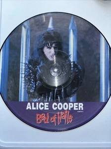 Alice Cooper: Bed Of Nails - 12" Maxi-Single Epic 1989 Picture Disc Vinyl - Picture 1 of 3