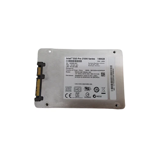 HP 811510-001 Intel Pro 2500 Series SSDSC2BF180A5H 180GB SATA 6Gb/s 2.5" SSD - Image 1 of 1