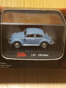 Malibu International 1/87 Scale Display Case Volkswagen VW Kafer Lt Blue - NIB - Picture 1 of 7