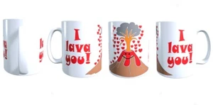 Taza de café de té de San Valentín personalizada TU NOMBRE parejas regalo - Imagen 1 de 18
