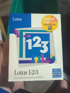 Lotus 123 for DOS Release 2.3 - 3.5 Media NOS Never Used - Picture 1 of 5