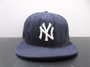 Cappello berretto New York Yankees aderente uomo 7 3/8 blu bianco MLB baseball logo nuova era - Foto 1 di 8