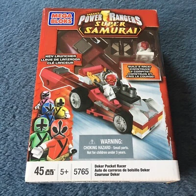 Sabans Power Rangers Super Samurai Racer Decker NEW 2012 Mega Bloks 5765 Sealed - Image 1 of 4