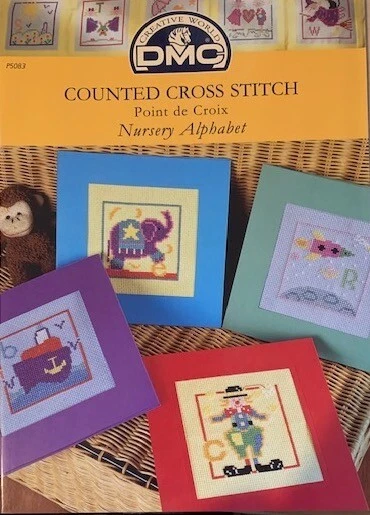 DMC Cross stitch pattern booklet Nursery Alphabet - Image 1 of 1
