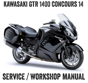 2008-2009 Kawasaki GTR1400 Concours 14 Repair Workshop Service Manual PDF File - Picture 1 of 5