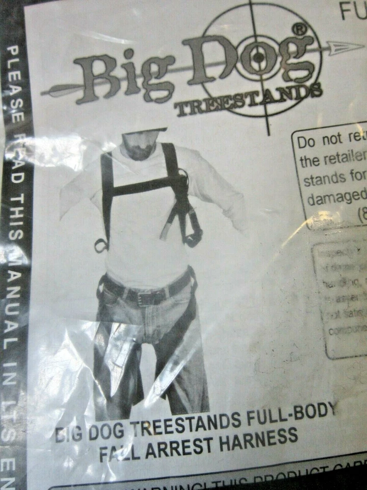 Big Dog Treestands Full-Body Fall Arrest Harness ~ BDH-2000s BDH2001s ~ NEW - Image 1 of 4