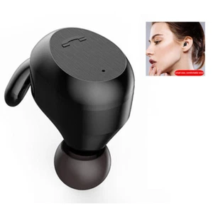 Bluetooth Earphone In Ear Earpiece Music Headphone for iOS Android Cellphone - Picture 1 of 12